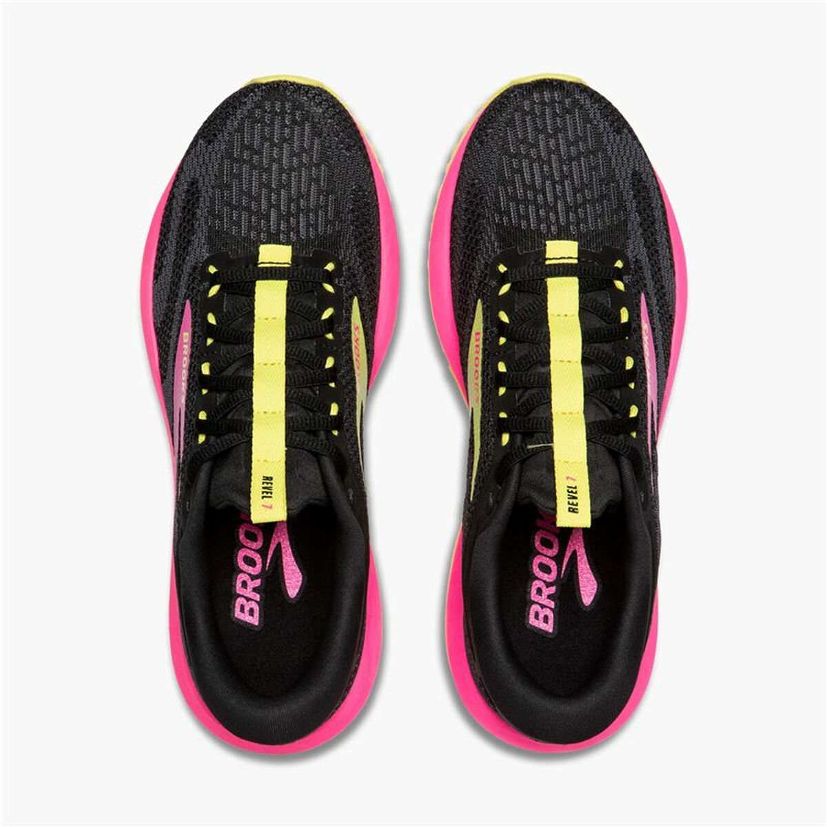 Sports Trainers for Women Brooks Revel 7 Black Pink-4