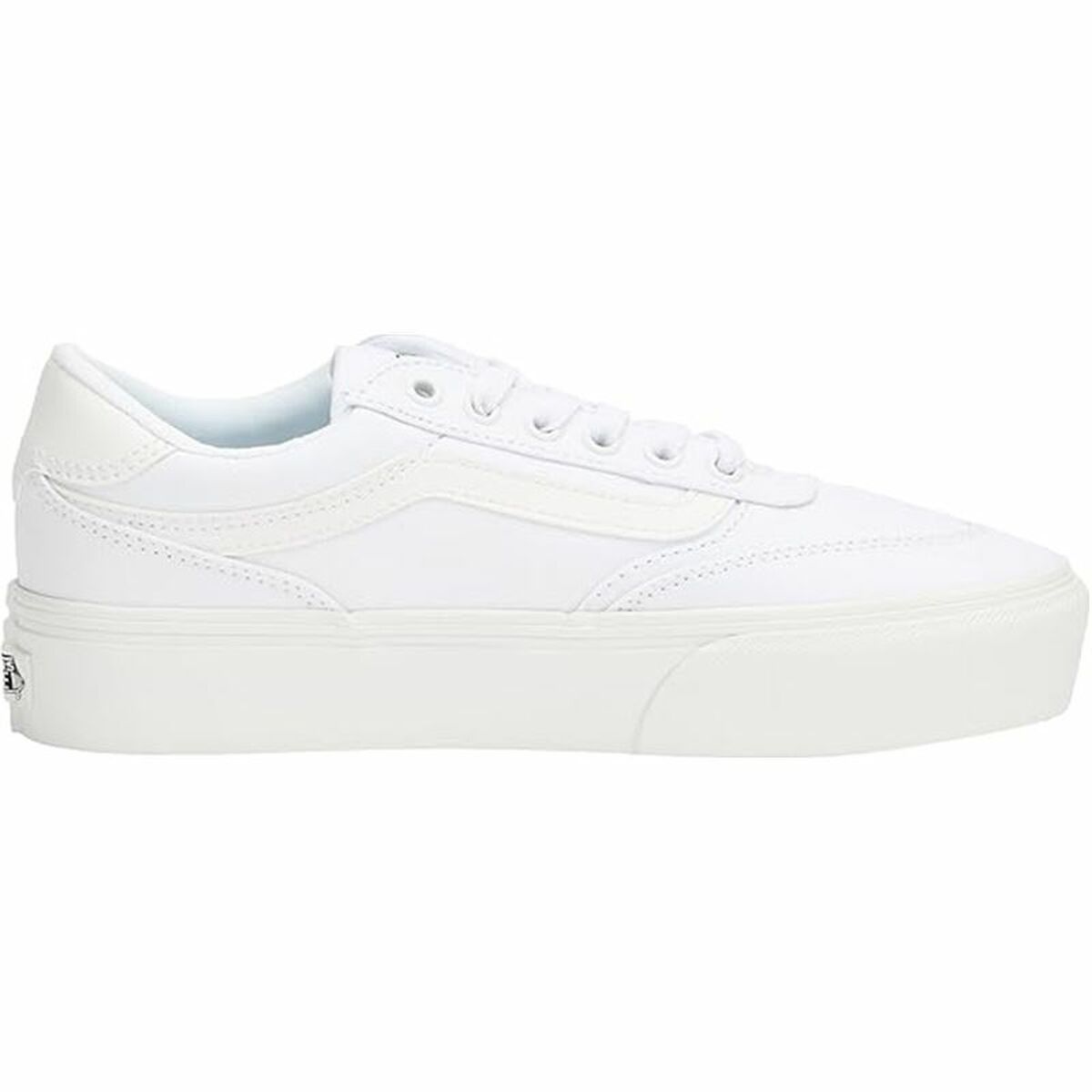 Sports Trainers for Women Vans Brooklyn Ls Platform Cnvs White-0