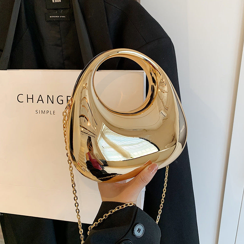 Small Acrylic Chain Shoulder Bag – Crossbody Design