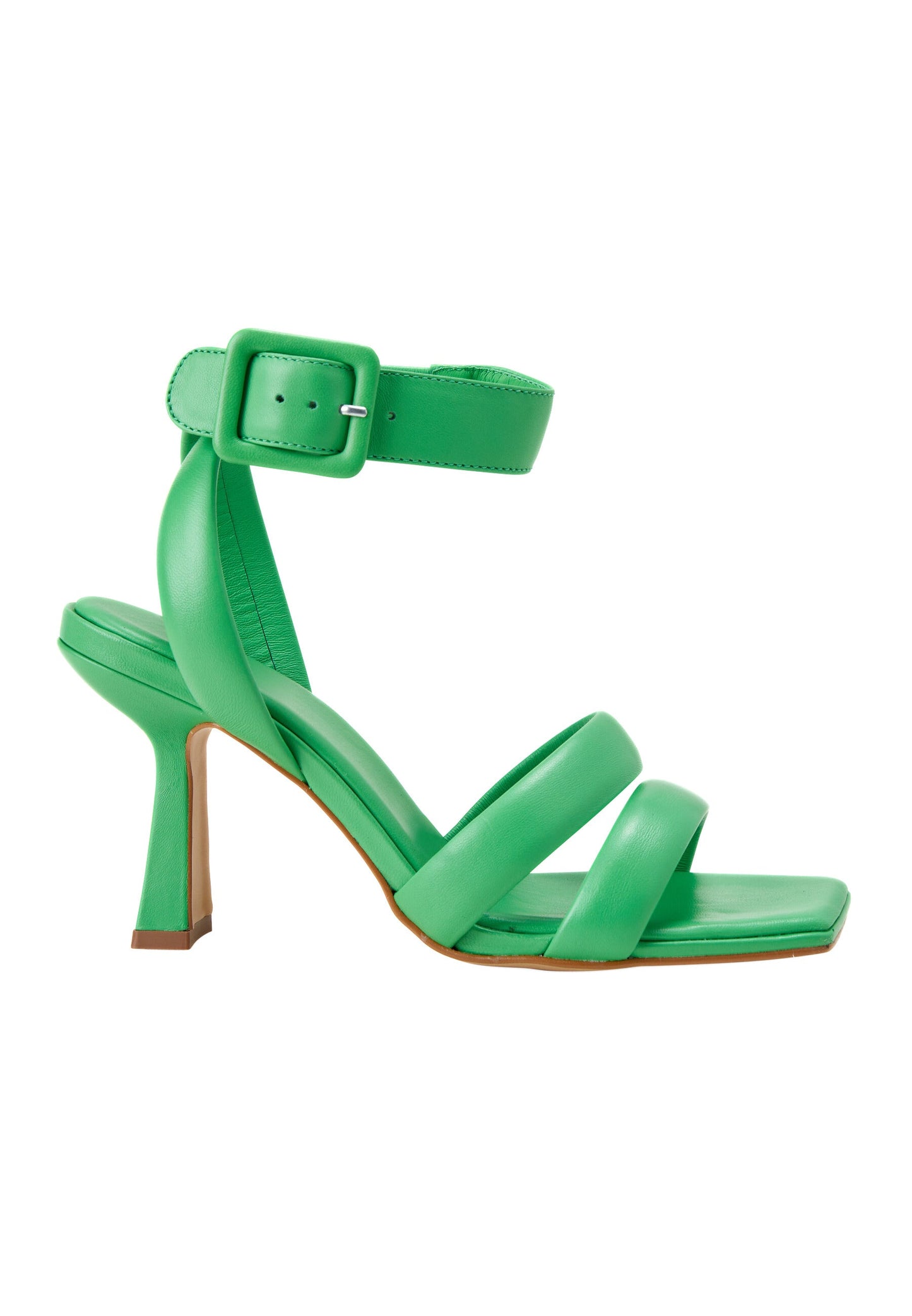 Uvaia WOMENS Leather 8cm HEELED SANDALS-0