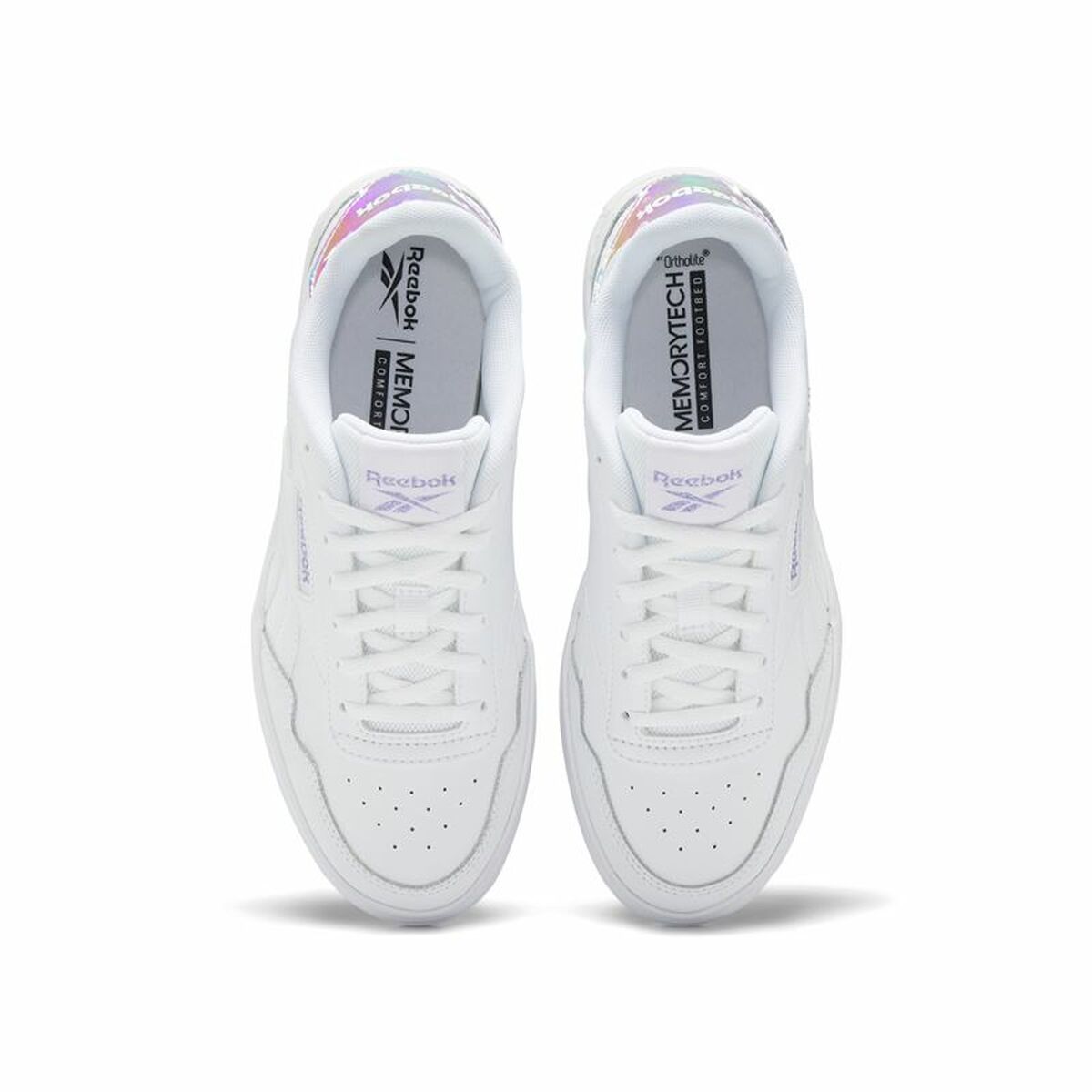 Sports Trainers for Women Reebok Court Advance Bold White-5