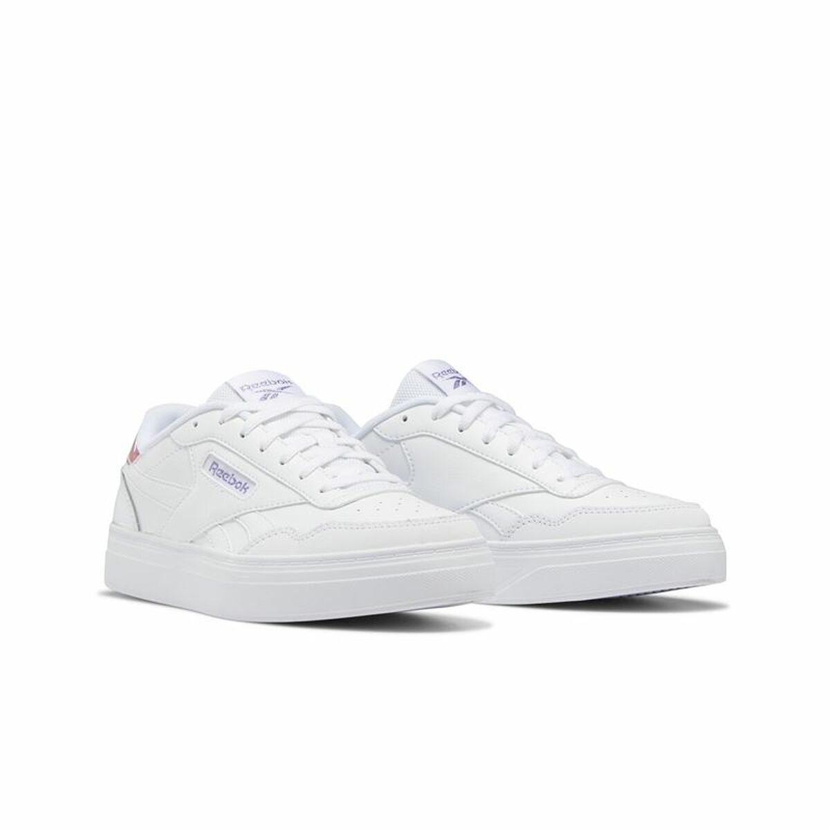 Sports Trainers for Women Reebok Court Advance Bold White-4