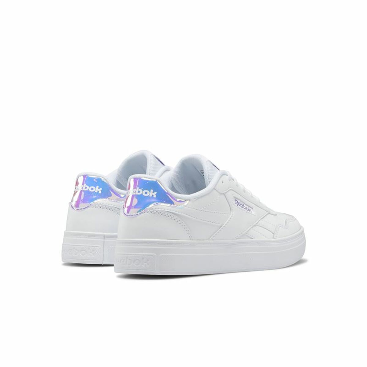 Sports Trainers for Women Reebok Court Advance Bold White-3