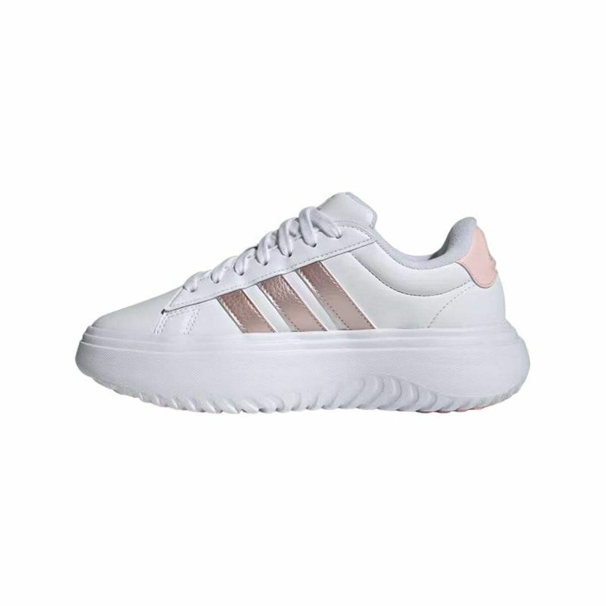 Sports Trainers for Women Adidas Grand Court Platform White-7