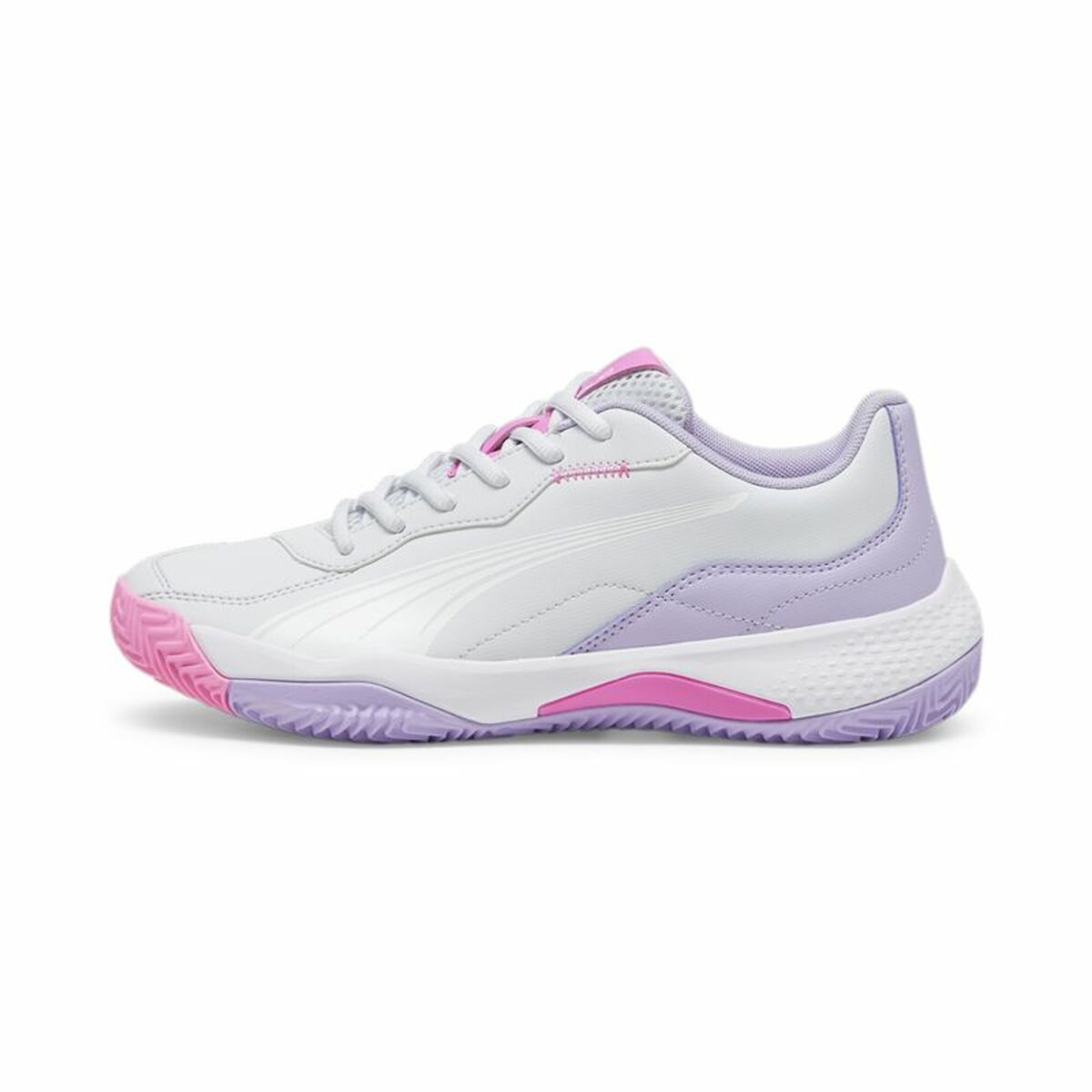 Sports Trainers for Women Puma Nova Smash White Plum-7