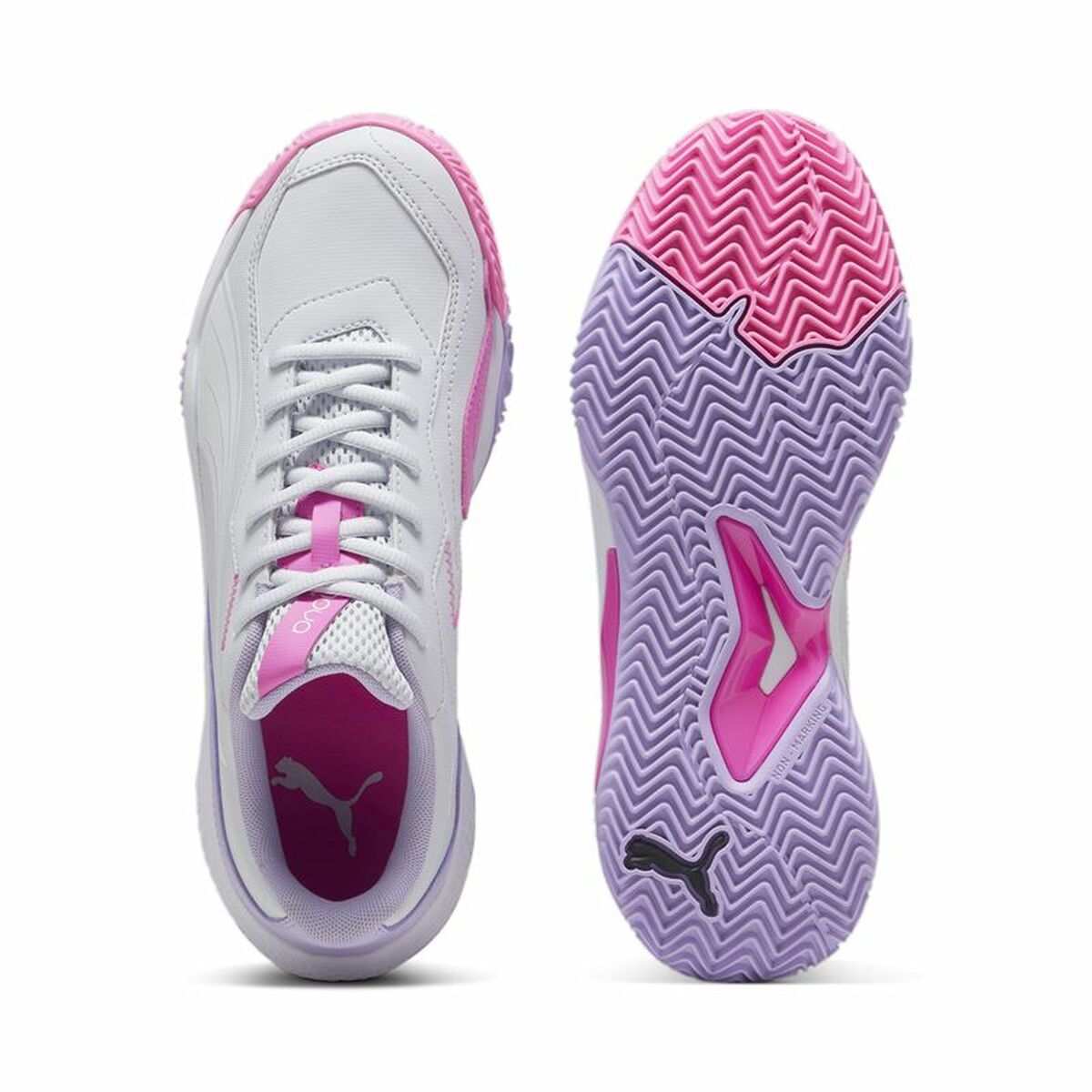 Sports Trainers for Women Puma Nova Smash White Plum-6