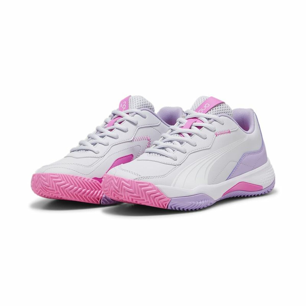 Sports Trainers for Women Puma Nova Smash White Plum-5