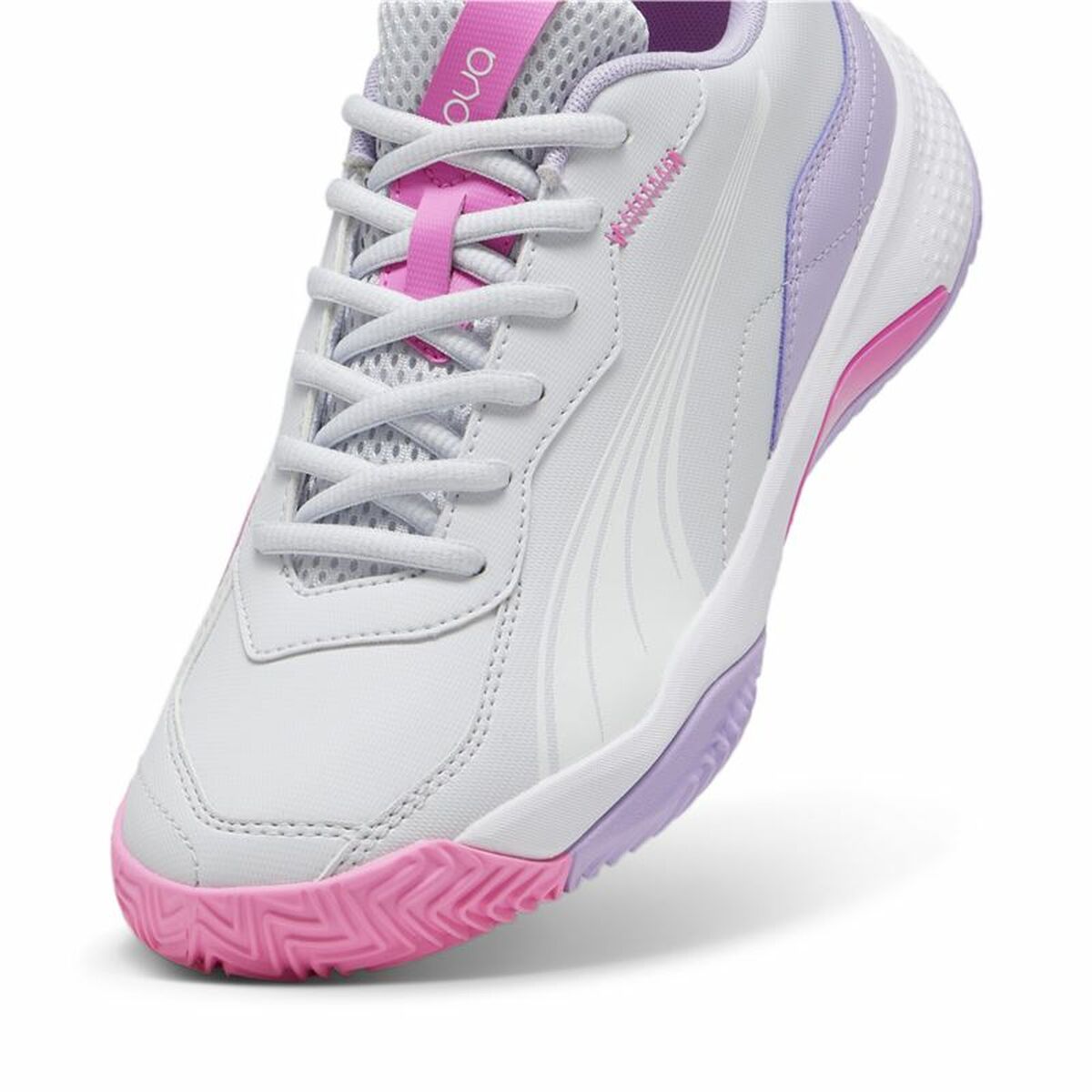Sports Trainers for Women Puma Nova Smash White Plum-3