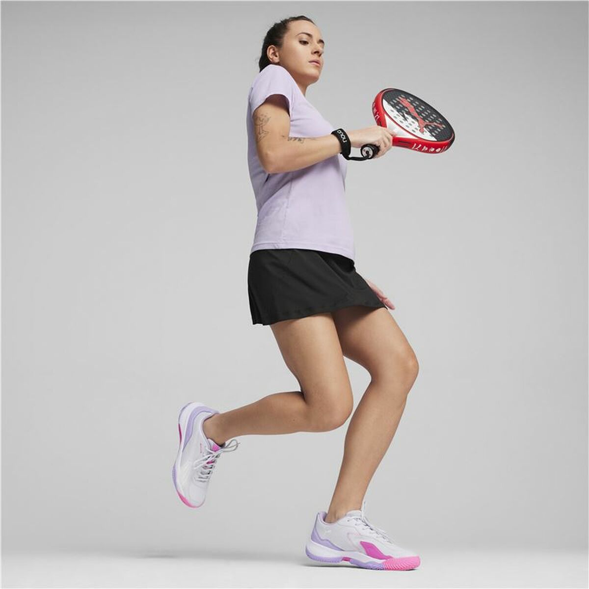 Sports Trainers for Women Puma Nova Smash White Plum-1