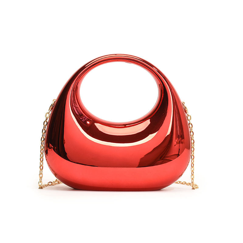 Small Acrylic Chain Shoulder Bag – Crossbody Design