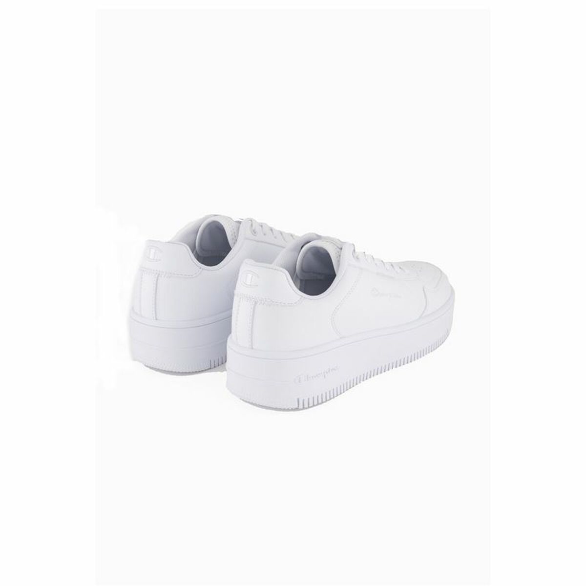 Sports Trainers for Women Champion Rebound Platform Low White-2