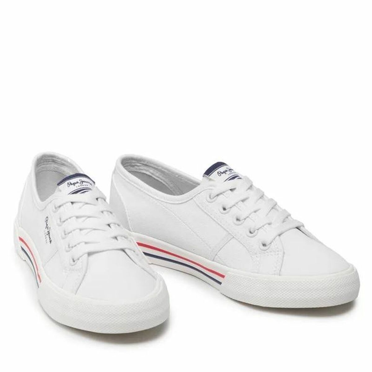 Sports Trainers for Women Pepe Jeans Brady Basic White-3