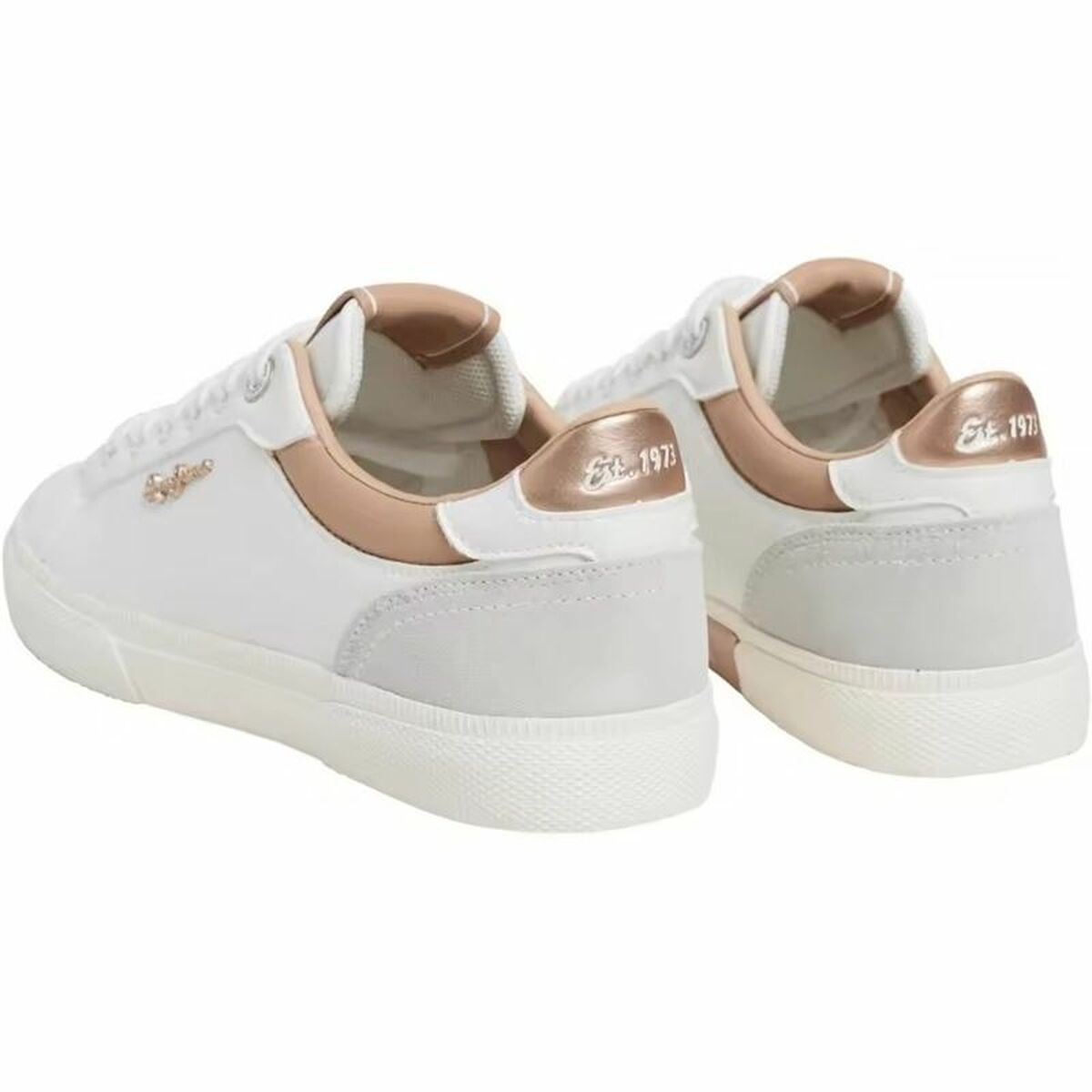 Sports Trainers for Women Pepe Jeans Kenton Court Golden-2