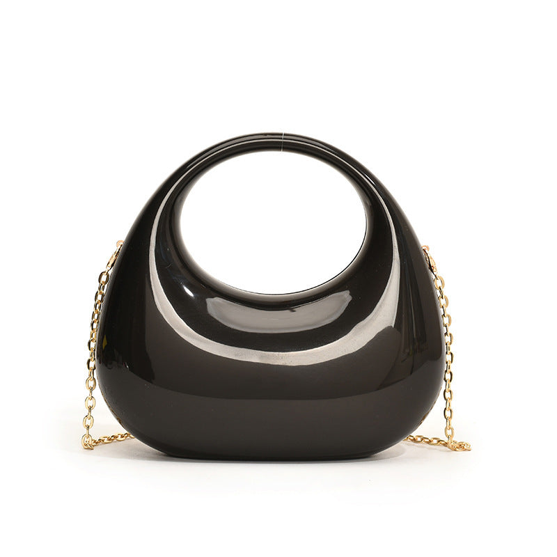 Small Acrylic Chain Shoulder Bag – Crossbody Design