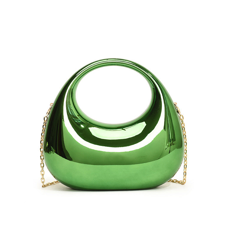 Small Acrylic Chain Shoulder Bag – Crossbody Design