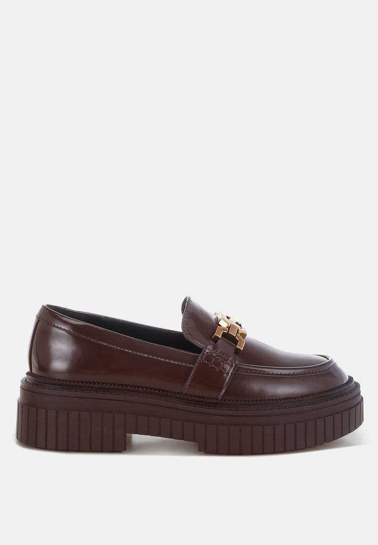 Grosbeak Horsebit Chunky Loafers-6