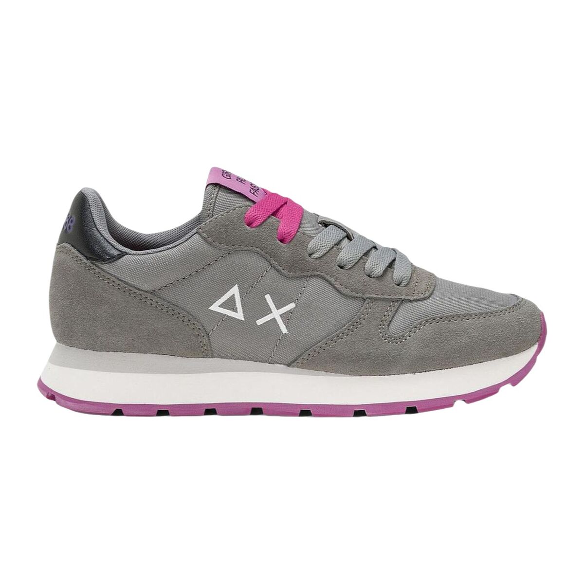 Women's casual trainers SUN68 ALLY SOLID NYLON Z44201 Grey-0