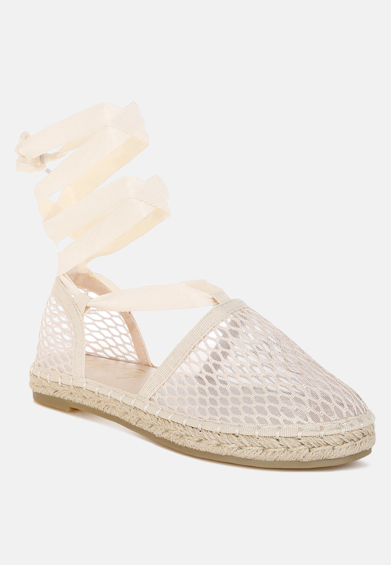 Sonara Mesh Flat Espadrille Sandals-1