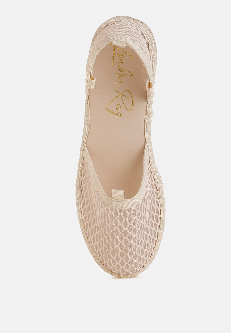 Sonara Mesh Flat Espadrille Sandals-3