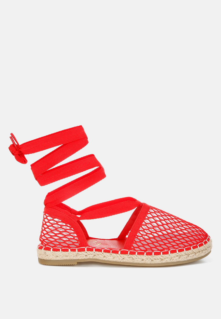 Sonara Mesh Flat Espadrille Sandals-5
