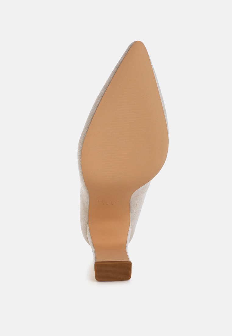Uboa Slim Block Heel Pumps-4