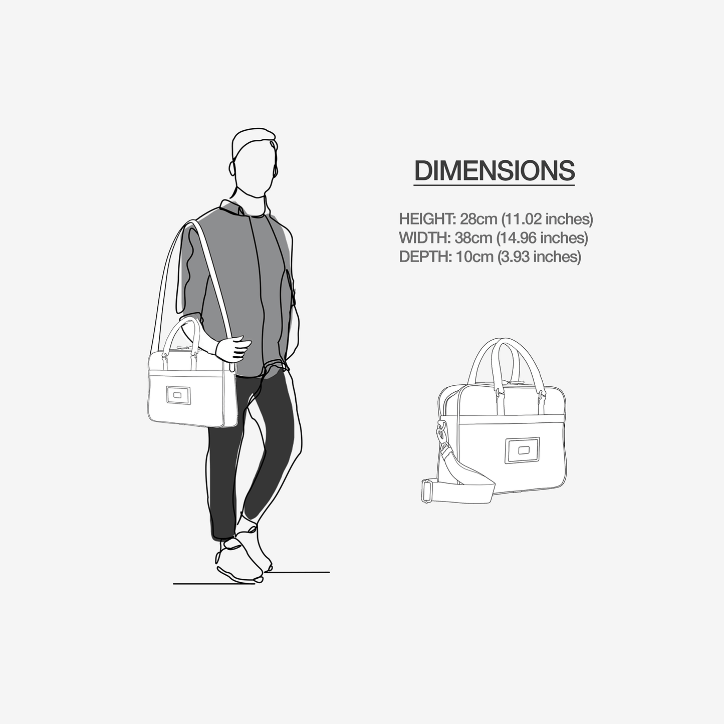 Vegan Luxury Urban Work Bag 16” | BYMANYC ® New York Elite Professional-4