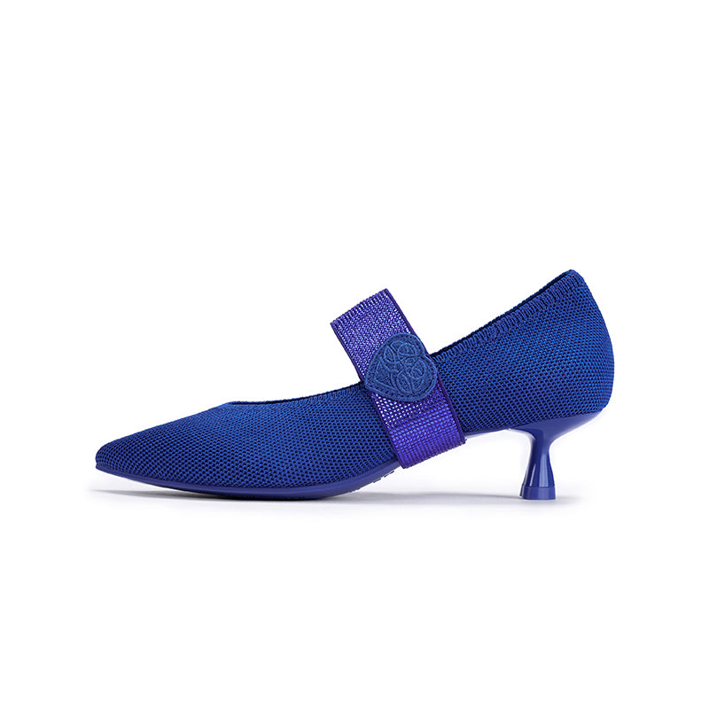Belle Pointed Toe Mary Jane Heels-5