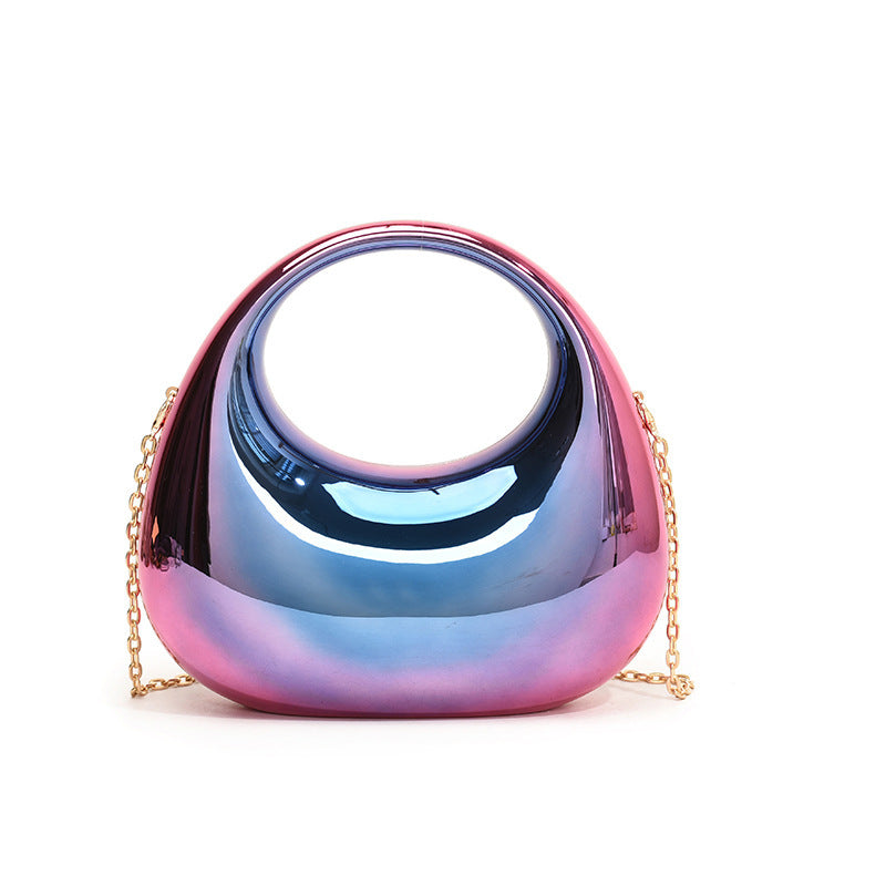 Small Acrylic Chain Shoulder Bag – Crossbody Design