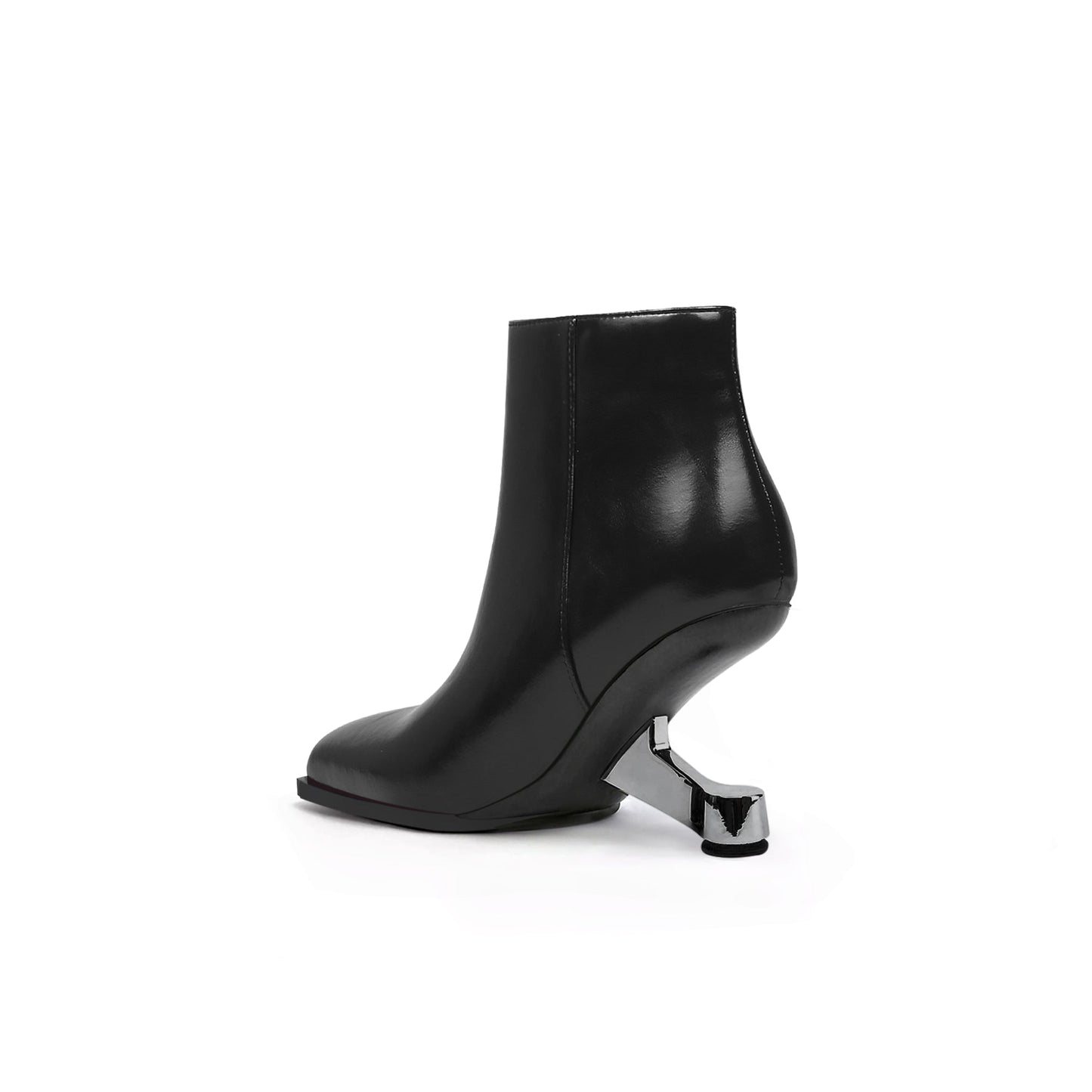 Classic Autumn Leather Ankle Boots-3