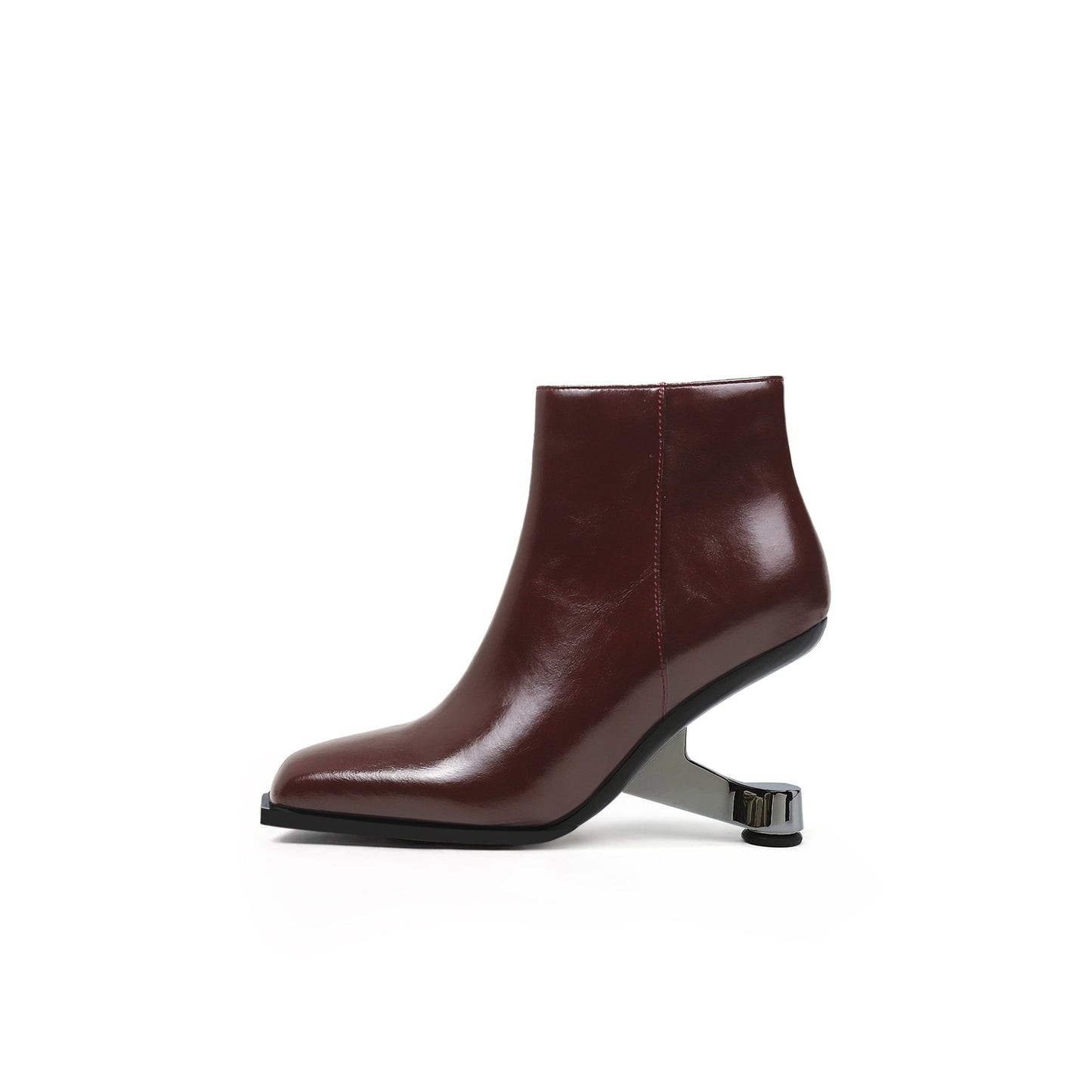 Classic Autumn Leather Ankle Boots-5