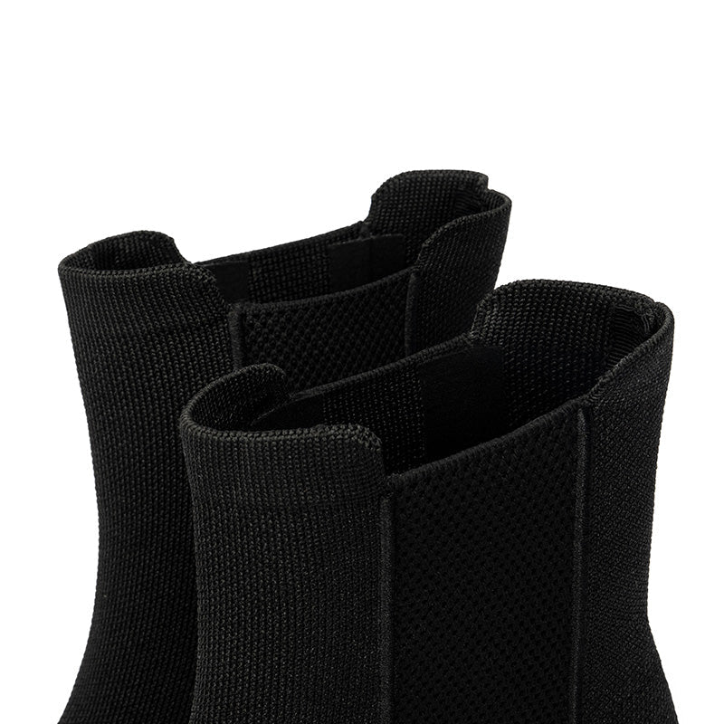 Comfortable Block Heel Chelsea Boots-4