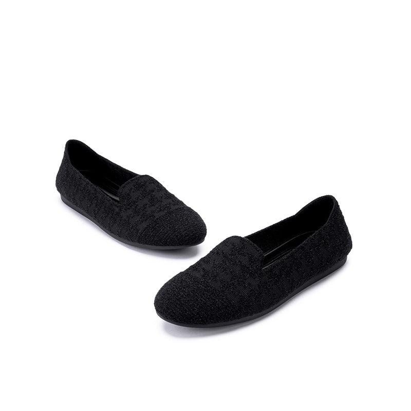 Comfortable Slip On Round Toe Flat Loafers-4