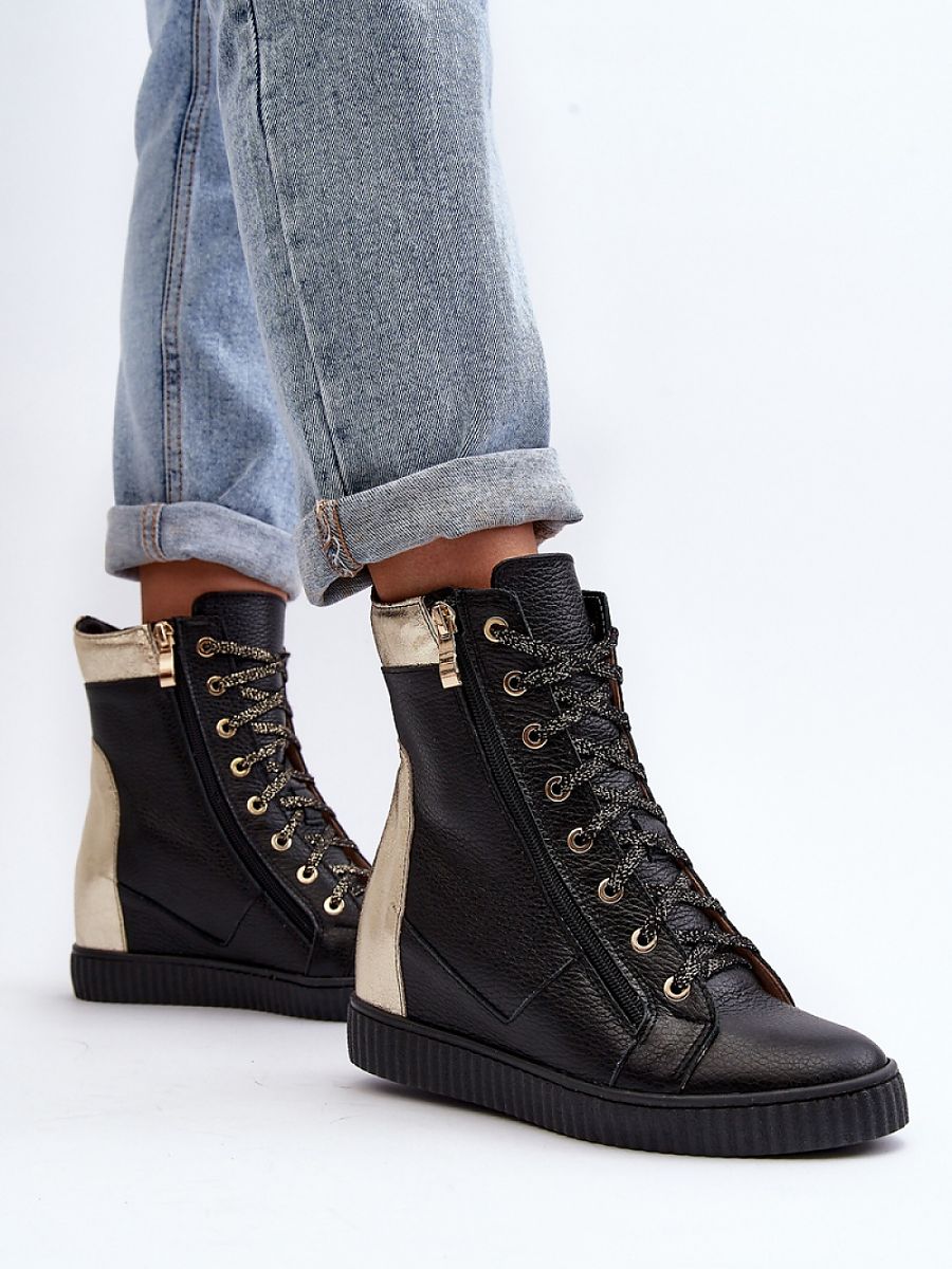 Wedge heel sneakers model 192300 Step in style-1