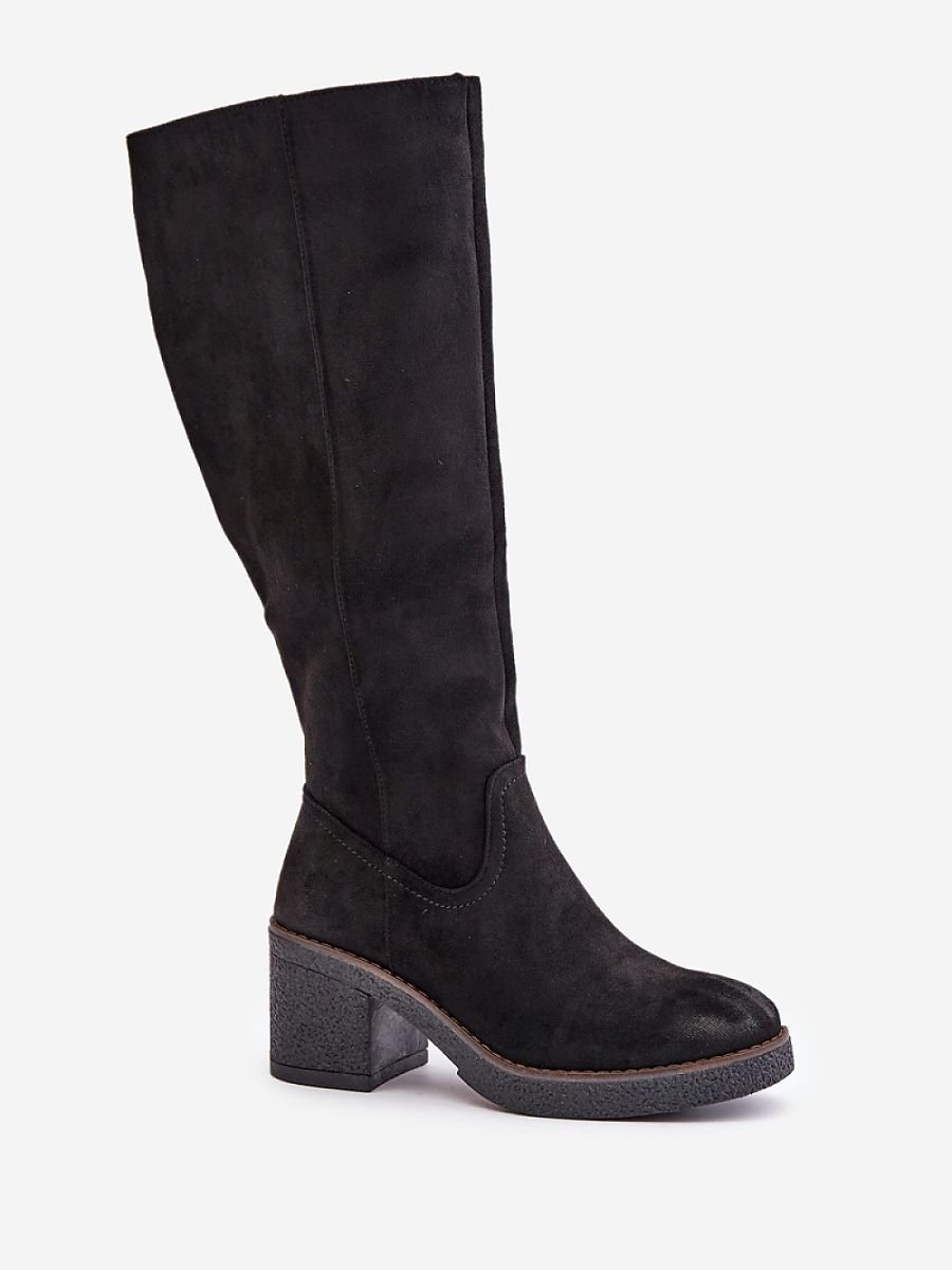 Heel boots model 202103 Step in style-1
