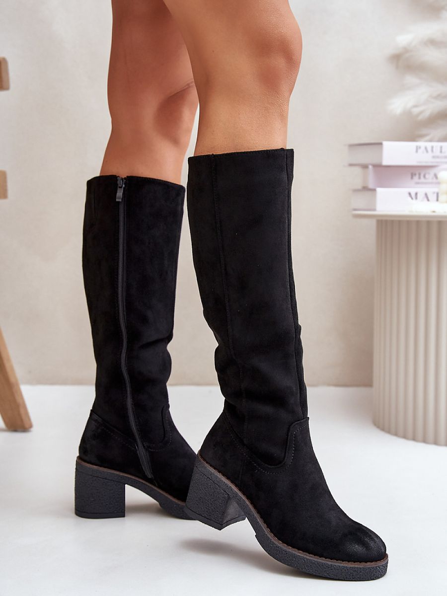 Heel boots model 202103 Step in style-2