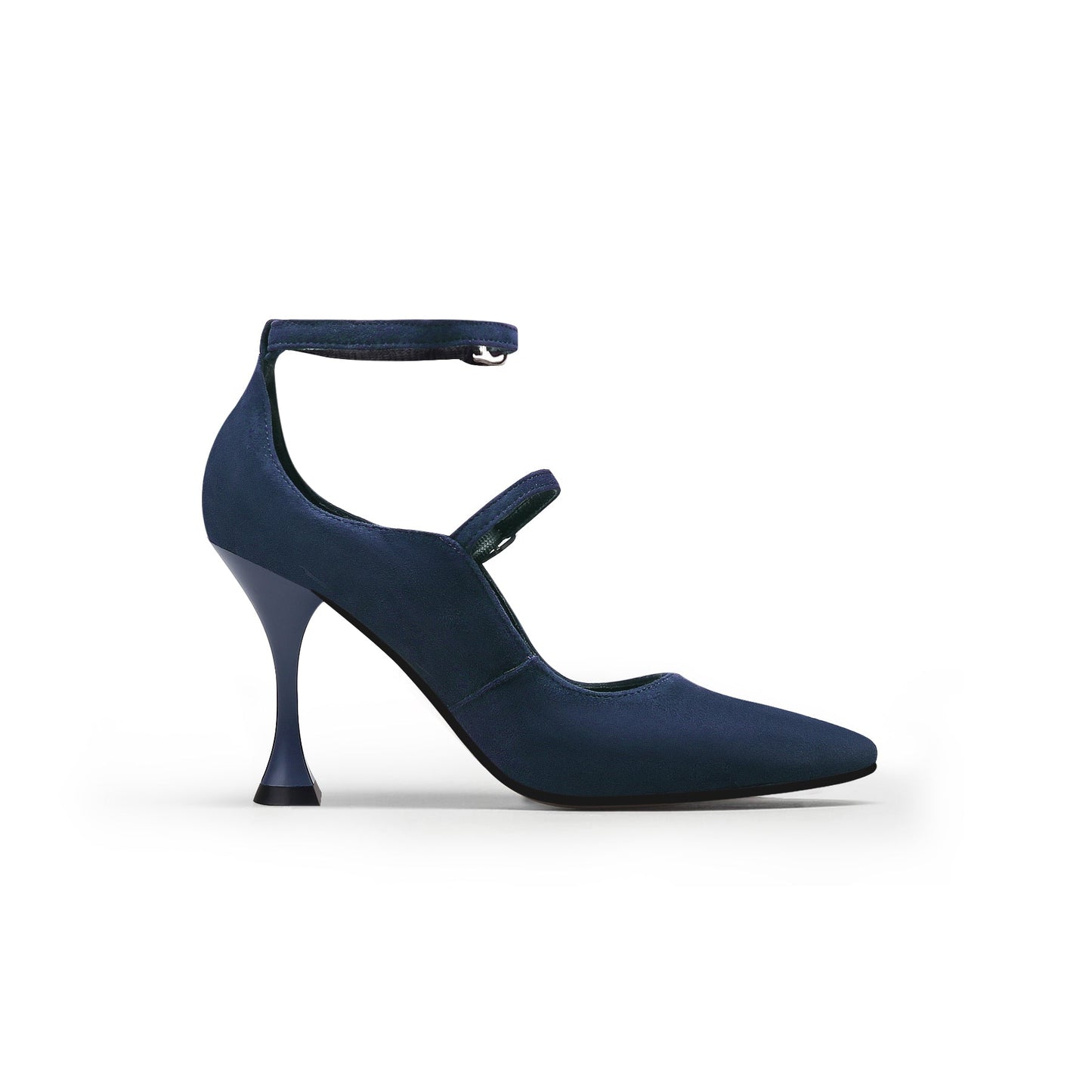 Double Strap Scallop Pumps-1