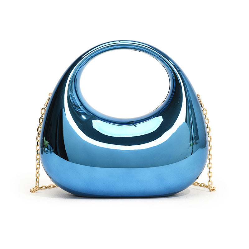 Small Acrylic Chain Shoulder Bag – Crossbody Design