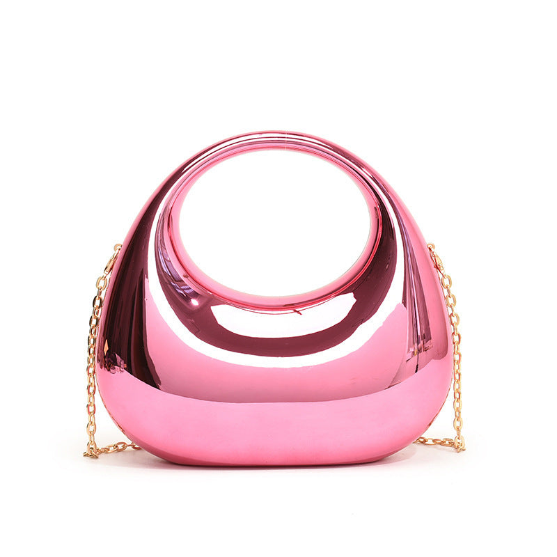 Small Acrylic Chain Shoulder Bag – Crossbody Design