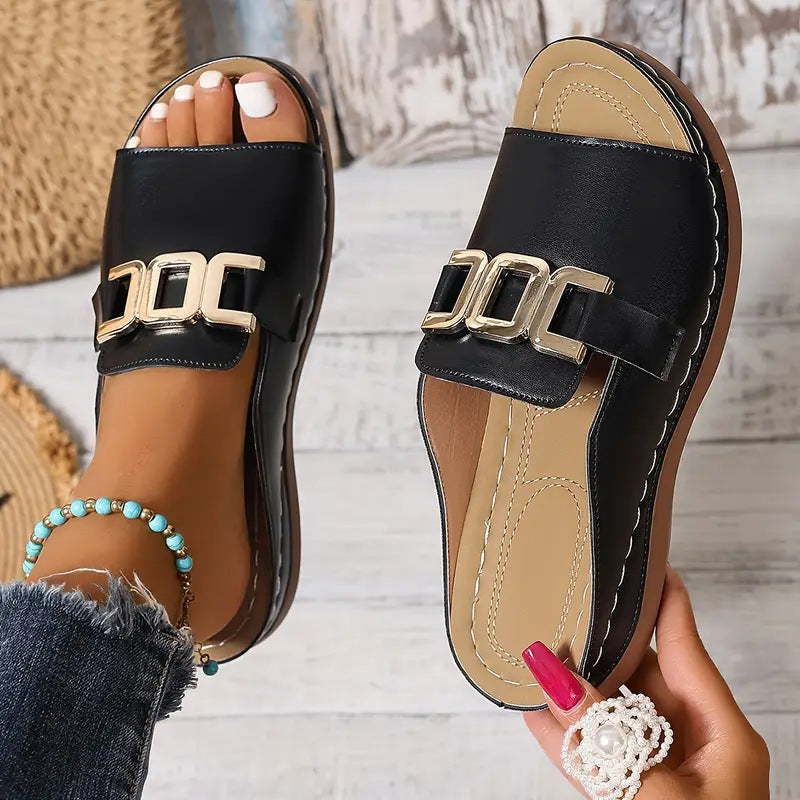 LuxeCharm Buckle Slides
