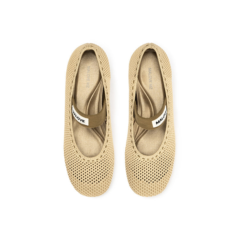 Fishnet Round Toe Mary Jane Pumps-3