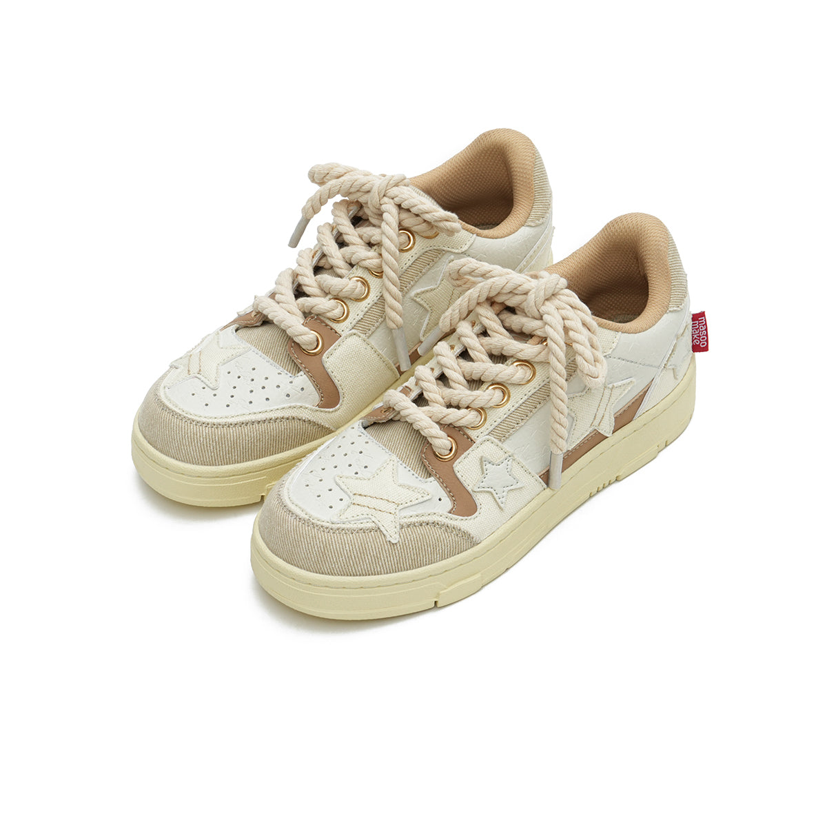 Flat Versatile Sneakers with Lego Block Charms-1