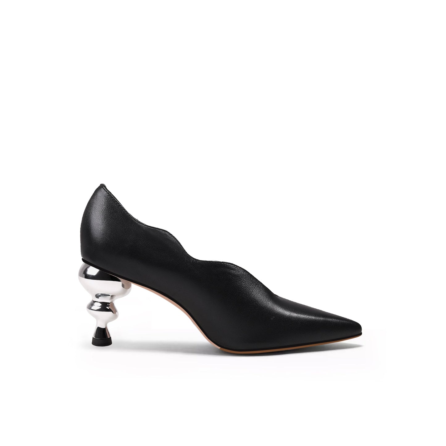 Scalloped Edge Kettle Heel Pumps-2