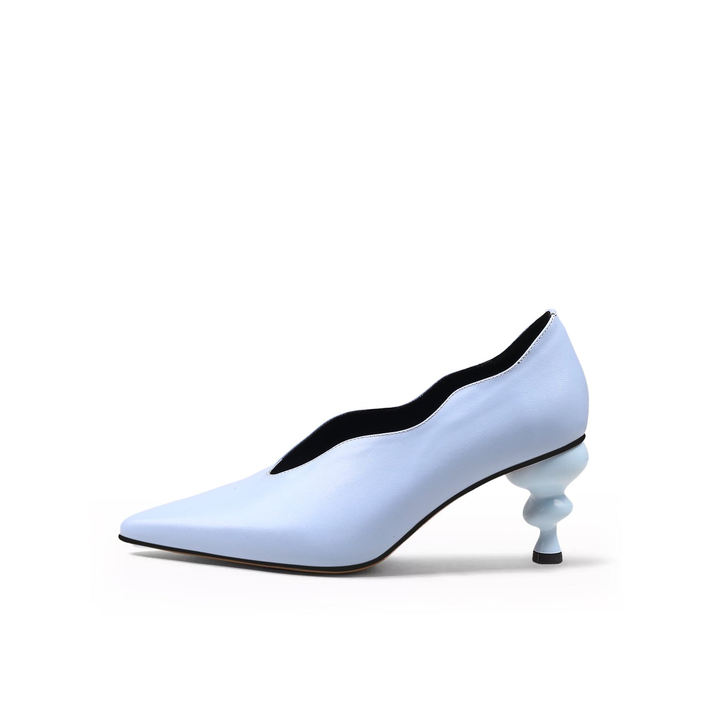 Scalloped Edge Kettle Heel Pumps-5