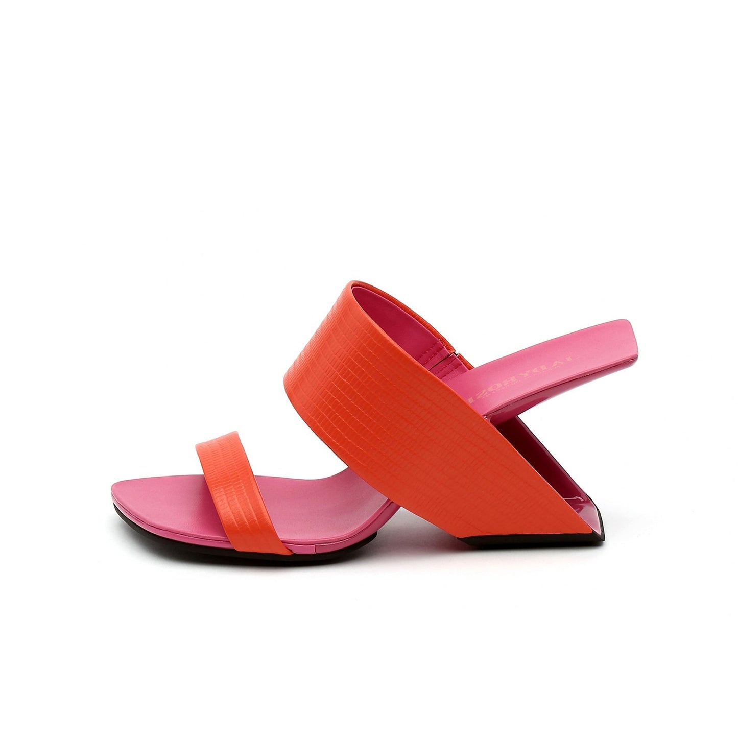 Fun Multicolor Open Toe Wedges-8