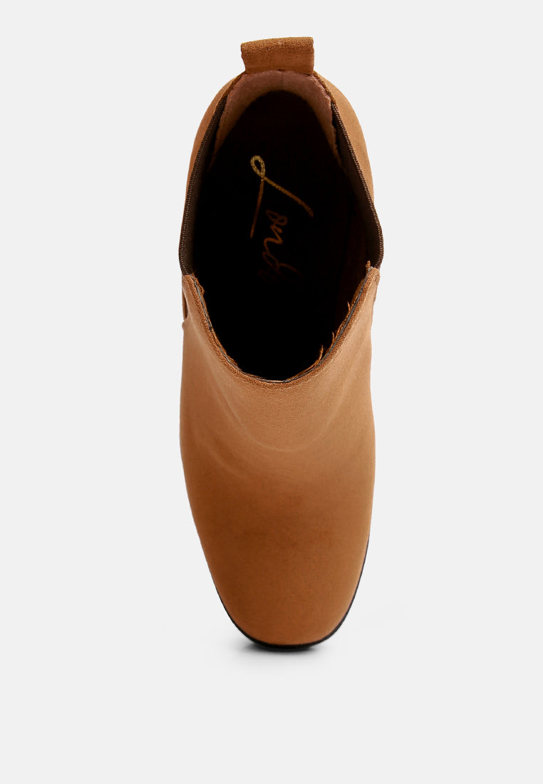 Sonia Block Heeled Chelsea Boots-3