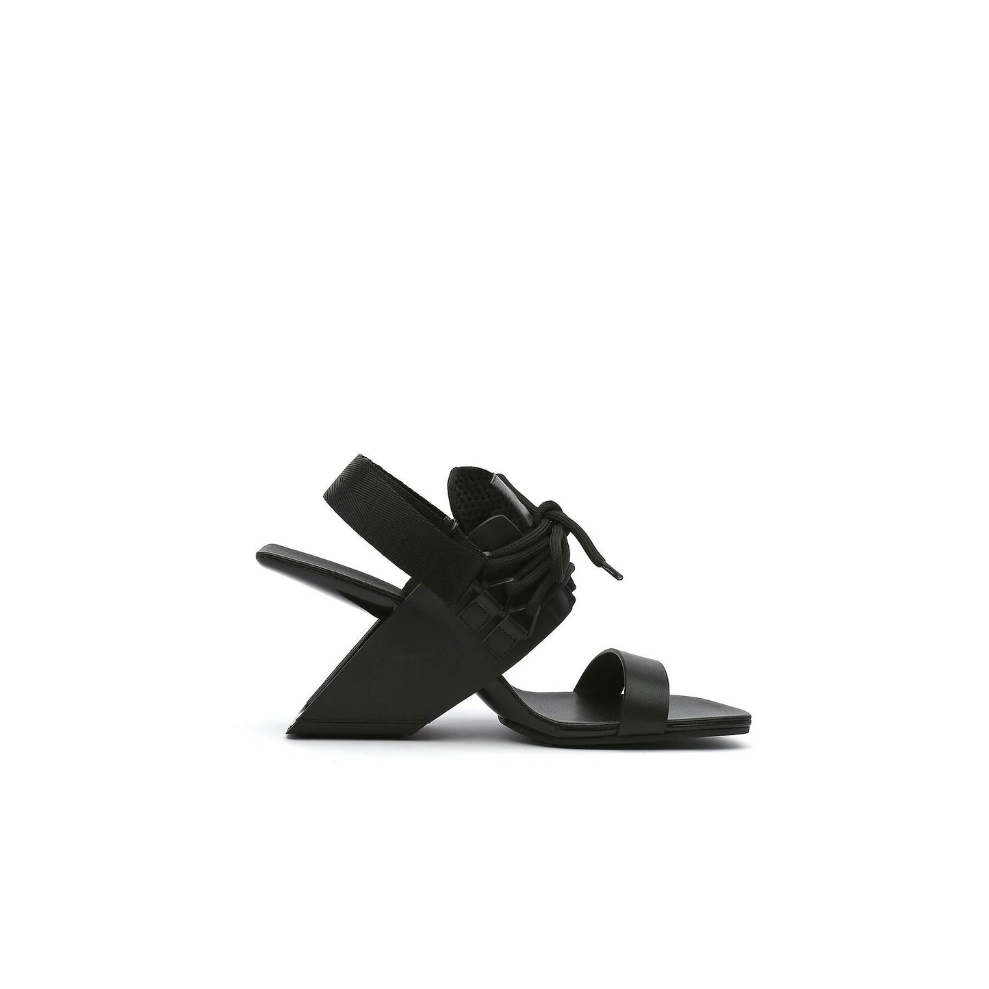 Sporty Laced Ankle Strap Sandals-2