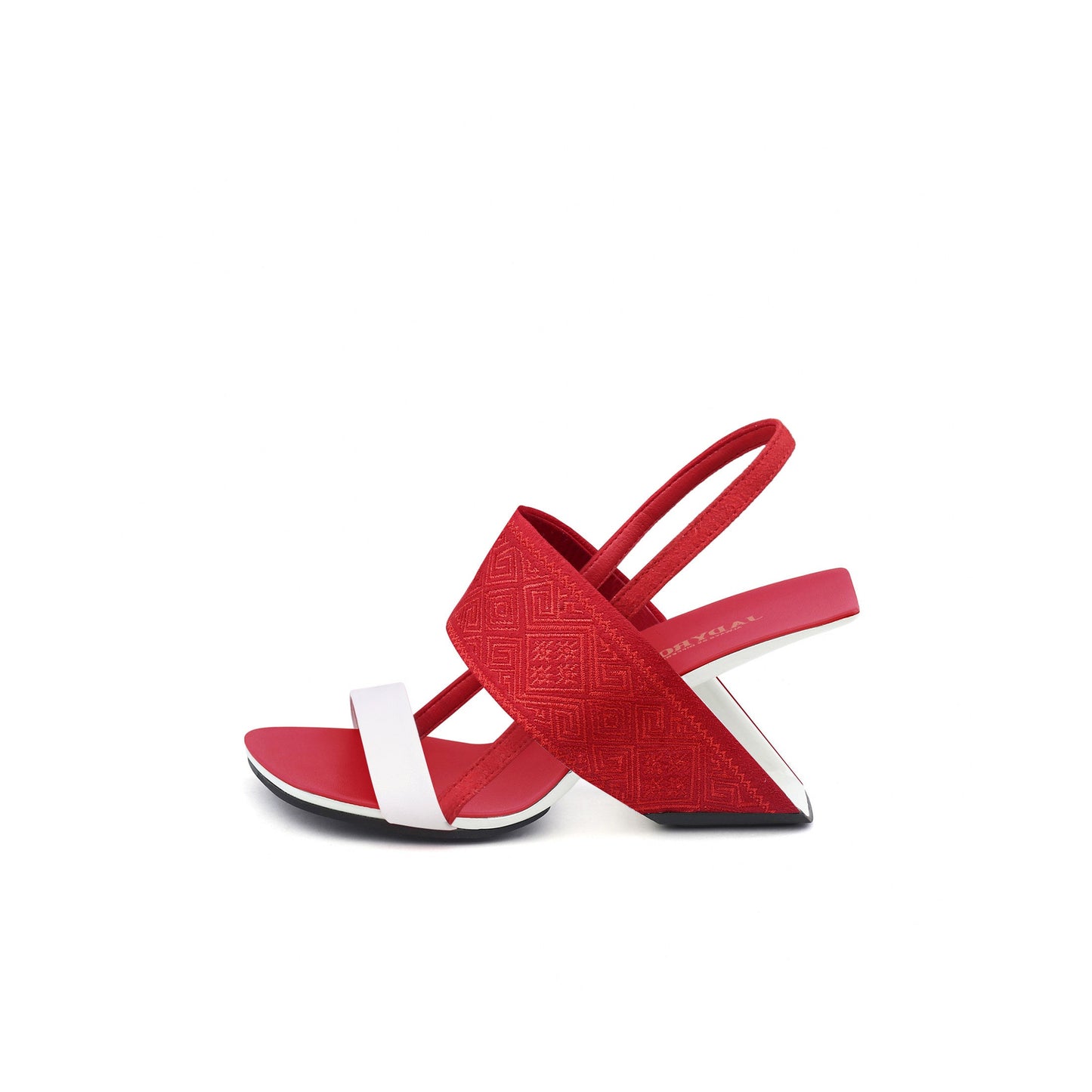 Square Toe Thick Strap Slip On Sandals-6