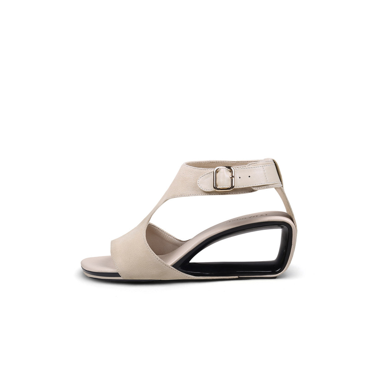 T-Strap Ankle Buckle Sandals-0