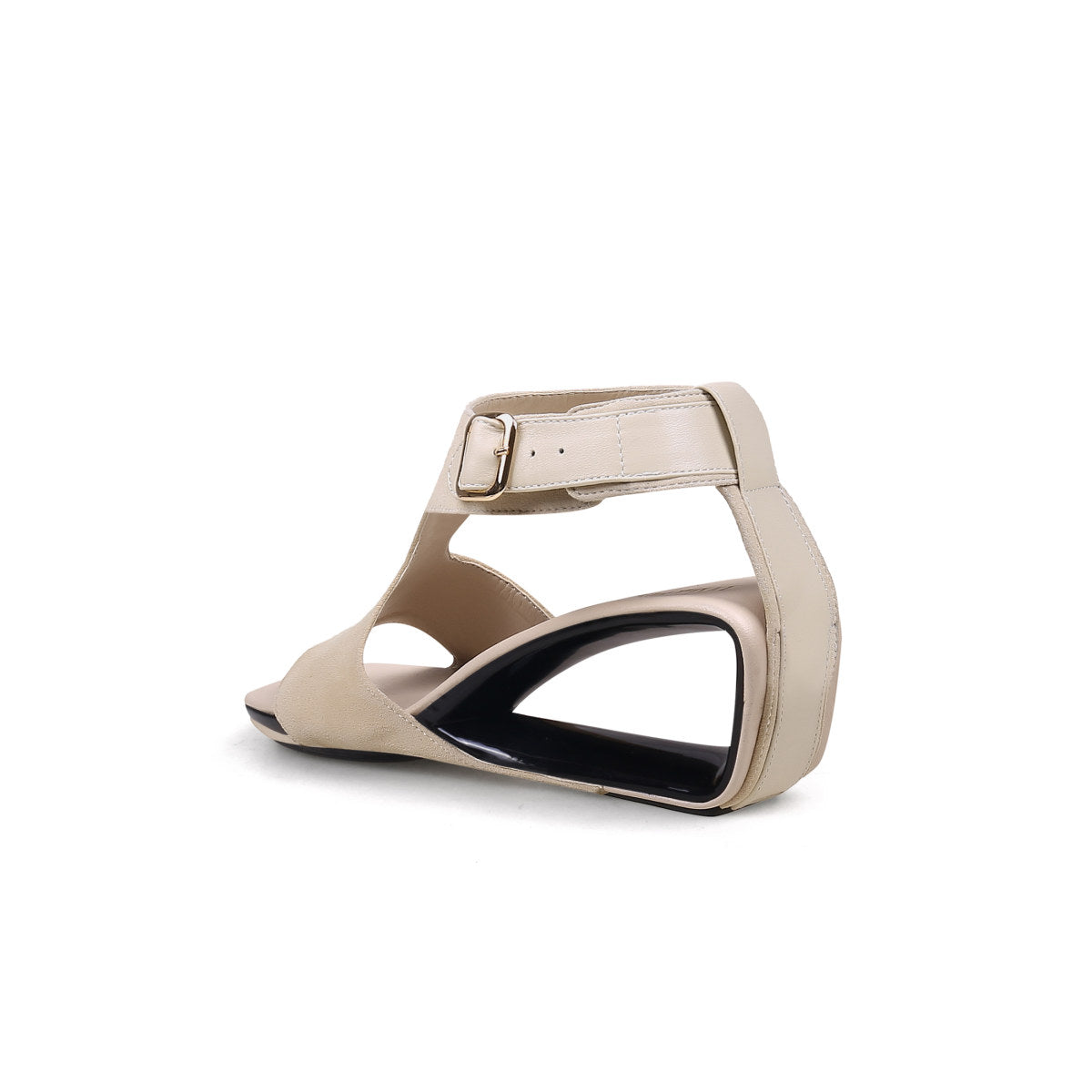 T-Strap Ankle Buckle Sandals-2