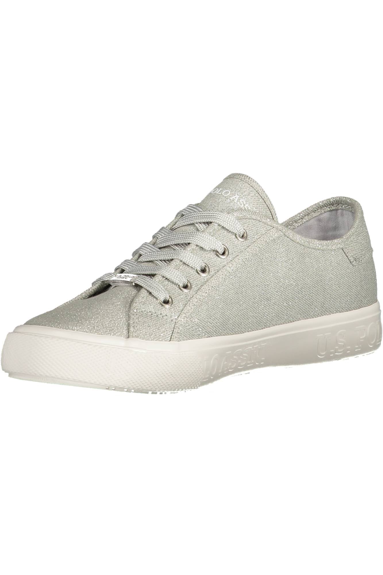 US POLO ASSN. SPORTS SHOES WOMAN SILVER-2